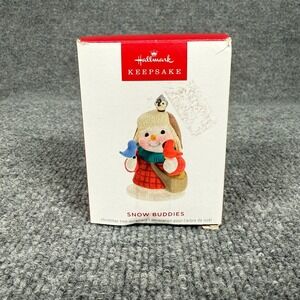 New Hallmark Keepsake Ornament 27th In The Snow Buddies Series 2024 Snowman